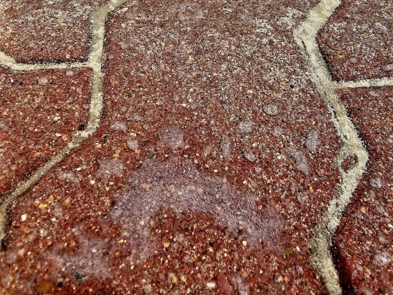 Steinfläche Imprägnierung